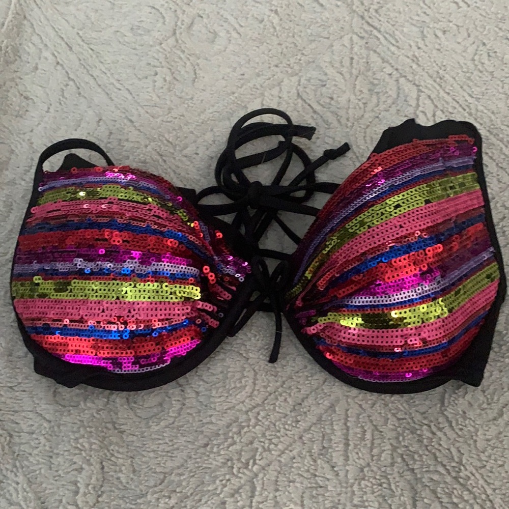 Victoria’s Secret sequined bikini top